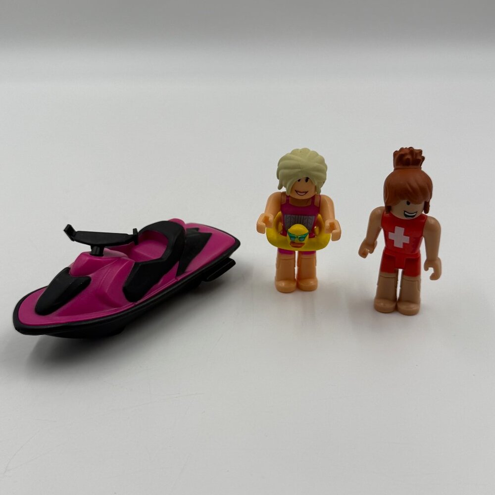 Roblox The Plaza : Jet Skiers Action Figures Lifeguard Beach Toy NO CODE